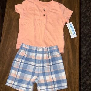Carter's Peach Baby Onesie